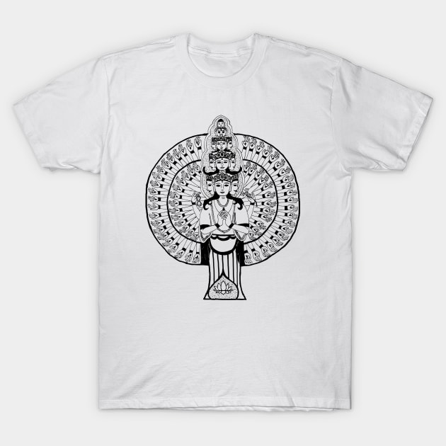 Avalokiteshvara T-Shirt by legendsinink